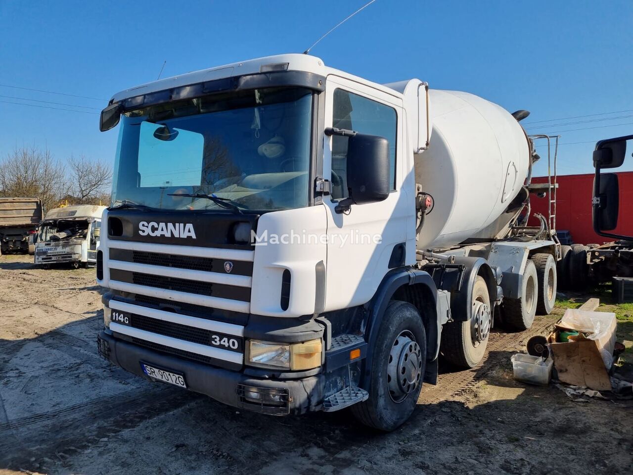 SCANIA P 114 concrete mixer truck for sale Poland Ozorków VV25729