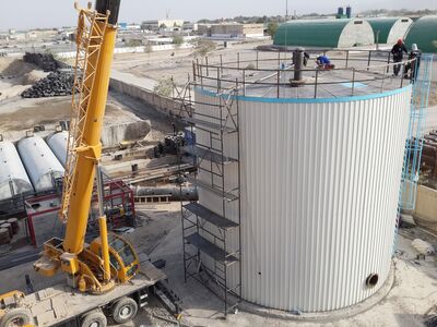 1500 ton vertical storage tank
BAFALT