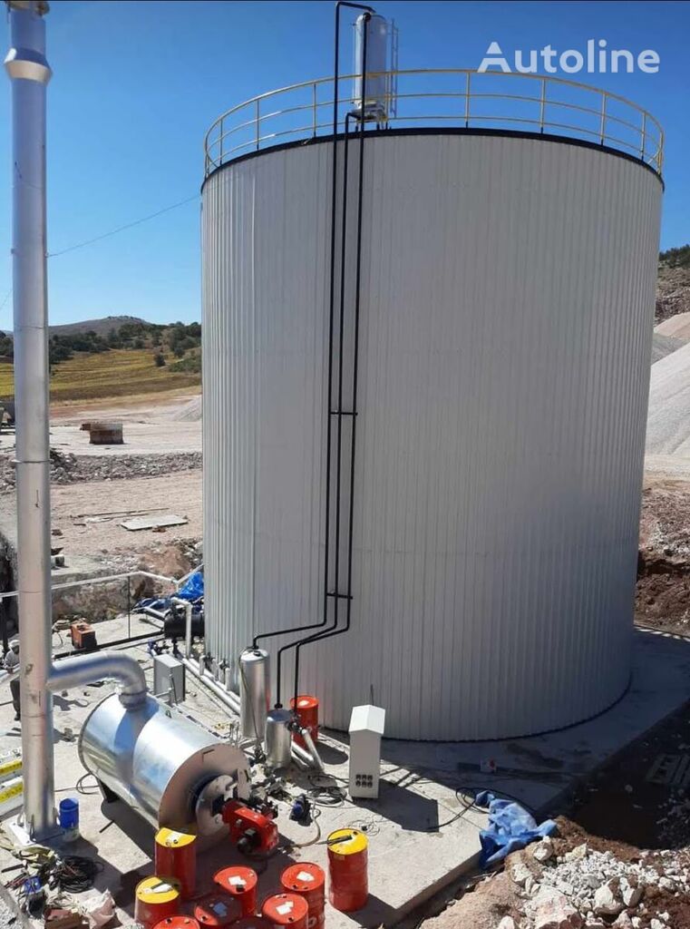 new Polygonmach 1000 tons bitumen storage tanks asphalt plant