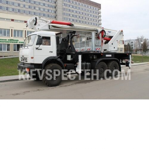 new KamAZ 43118 PMS-3522 bucket truck