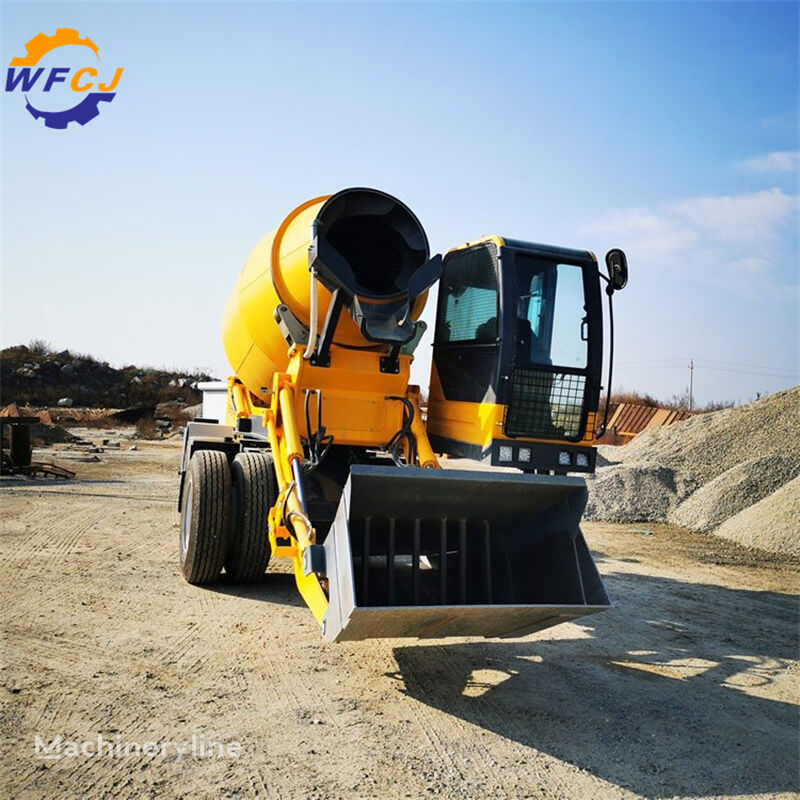 new Howo Self-propelled concrete mixer with self-loading 3..0 concrete mixer truck
