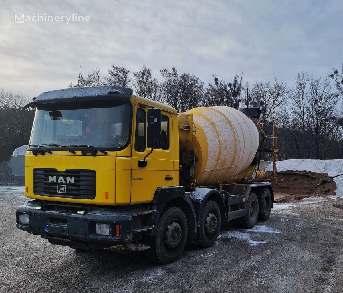 Liebherr  on chassis MAN FE 360A concrete mixer truck