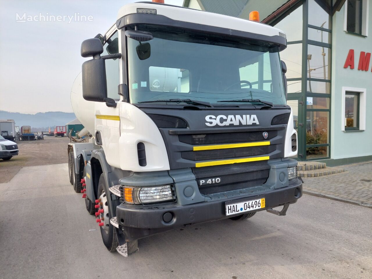 Liebherr  on chassis Scania P410 concrete mixer truck