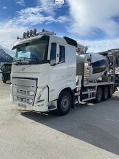 Volvo FH500 8x4 tridem combi truck w/ drum and pump concrete mixer truck