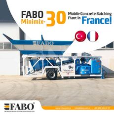 new FABO MINIMIX-30 MOBILE CONCRETE PLANT 30 M3/H READY IN STOCK