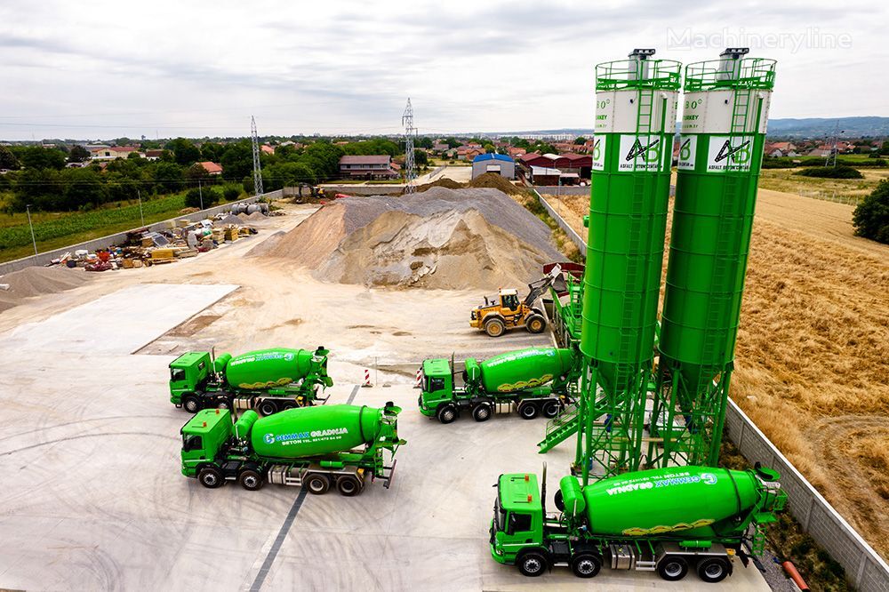 new FABO SKIP SYSTEM CONCRETE BATCHING PLANT | 110m3/h Capacity |  STOCK concrete plant