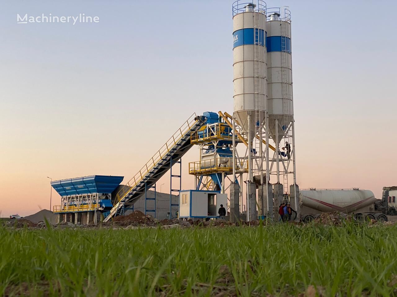 new Promax STATIONARY Concrete Batching Plant PROMAX S130-TWN concrete plant