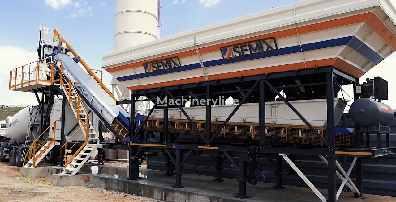 new Semix Mobile 60 S4 SEMIX MOBILE CONCRETE BATCHING PLANTS 60 m³/h concrete plant