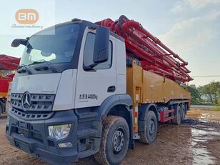 Sany 2020 used Sany 56m Concrete Pump Truck on Mercedes  on chassis Mercedes-Benz Arocs 4143