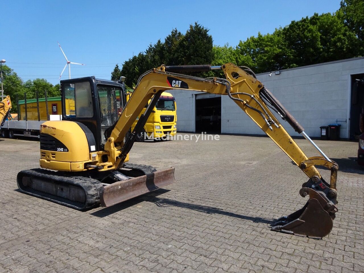 CAT 304CR mit Gummiketten +Presslufthammer +Schaufel mini excavator