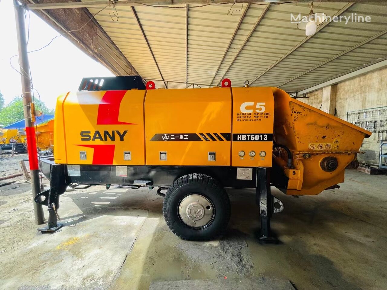 Sany 2015  HBT90.18.195 stationary concrete pump