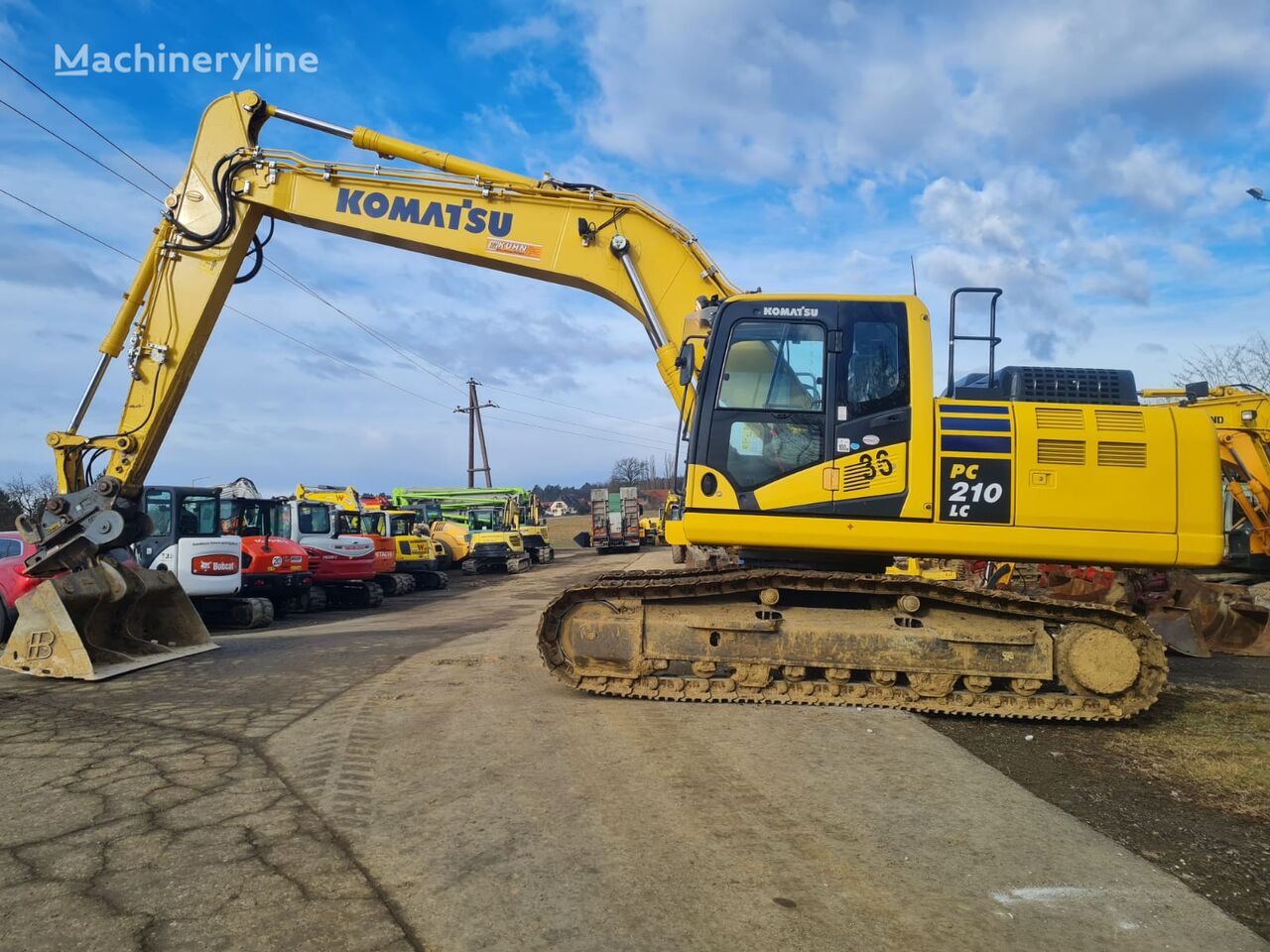 Komatsu PC 210 LC-11 tracked excavator