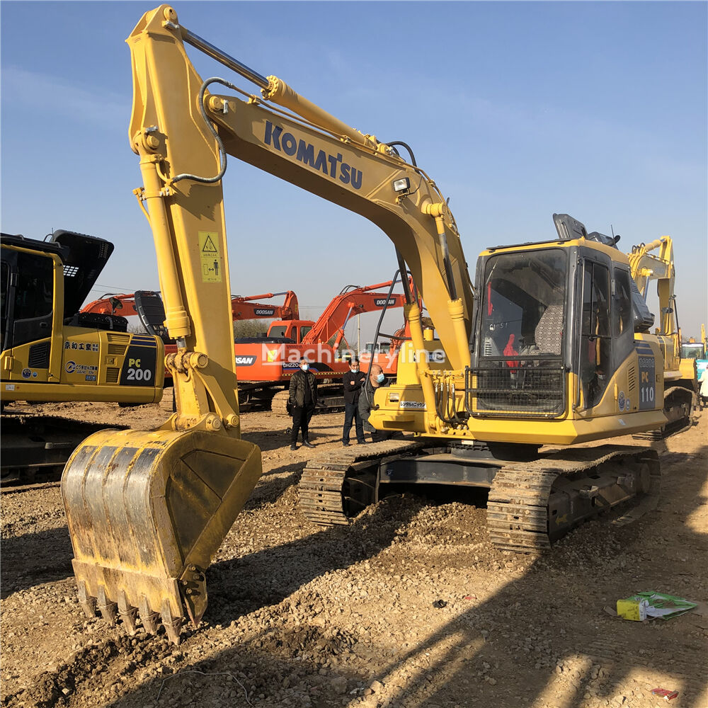 Komatsu PC110-7 tracked excavator