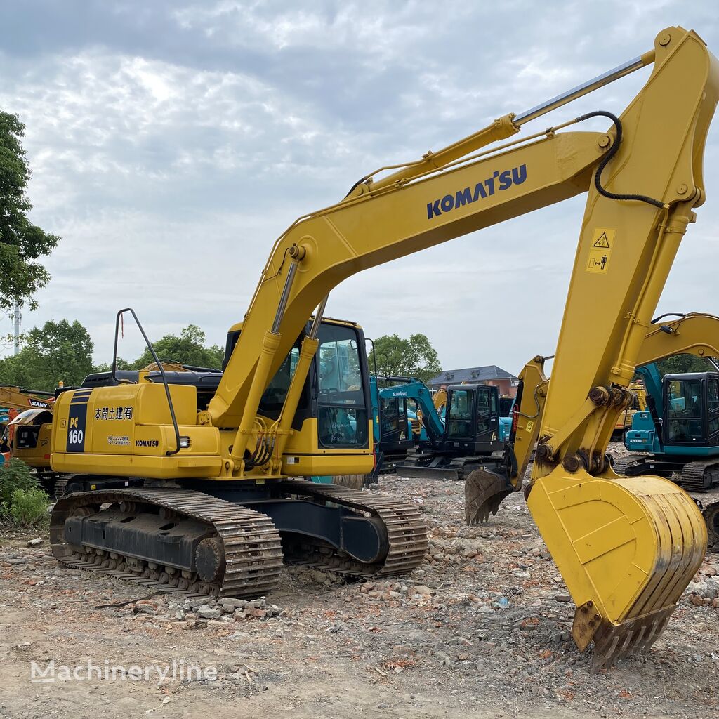 Komatsu PC160 tracked excavator