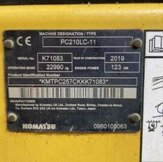 Komatsu PC210LC-11 tracked excavator