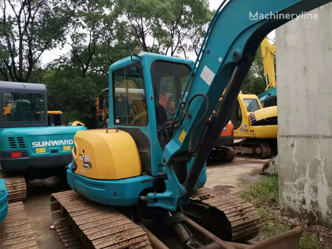 Kubota KX161 tracked excavator