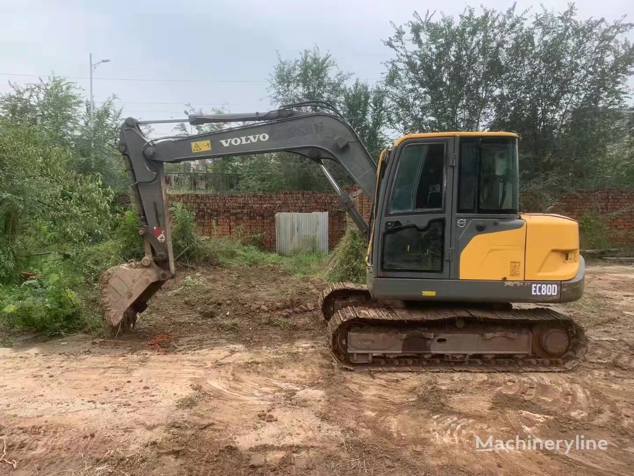 Volvo EC80D tracked excavator