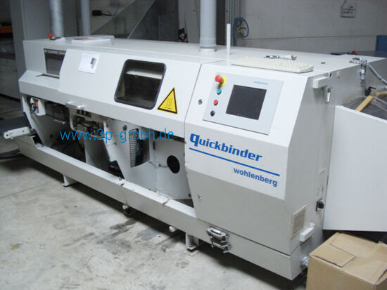 Wohlenberg Quickbinder gluing machine